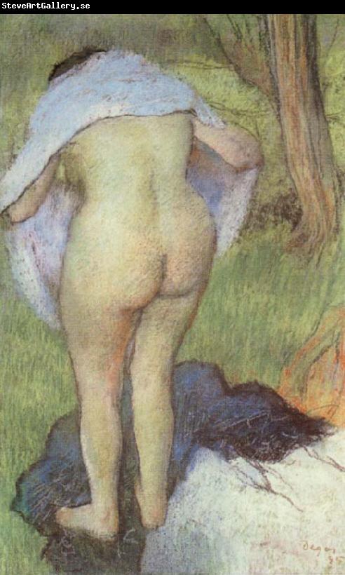 Edgar Degas After the Bath